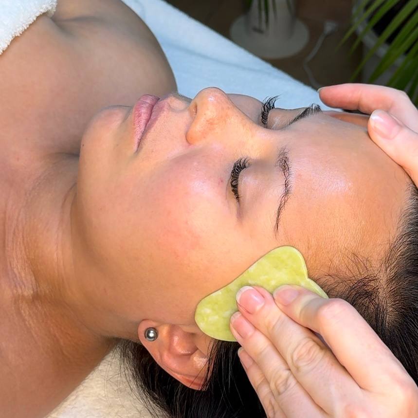 gua sha face massage for lifting